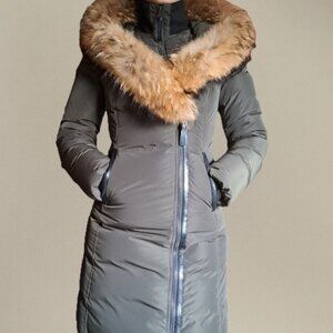 Mackage Montreal Army-Green Parka Jacket; XS